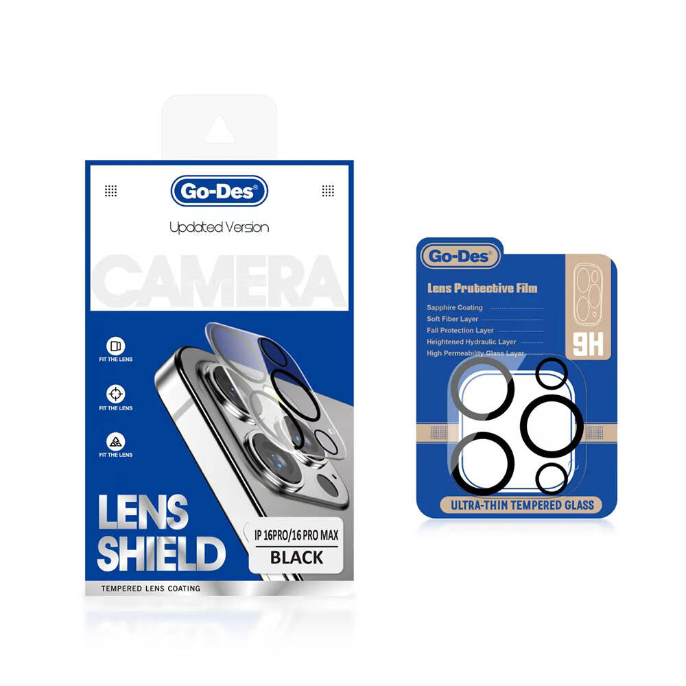 Go Des Lens Shield CL-14 iPhone 16 Pro Max Kamera Lens Koruyucu Go Des Lens Shield CL-14 iPhone 16 Pro Max Kamera Lens Koruyucu